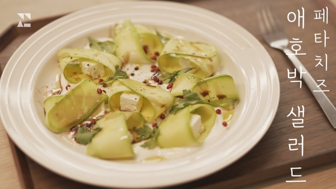 [ENG SUB] Zucchini Salad｜Diet Recipe