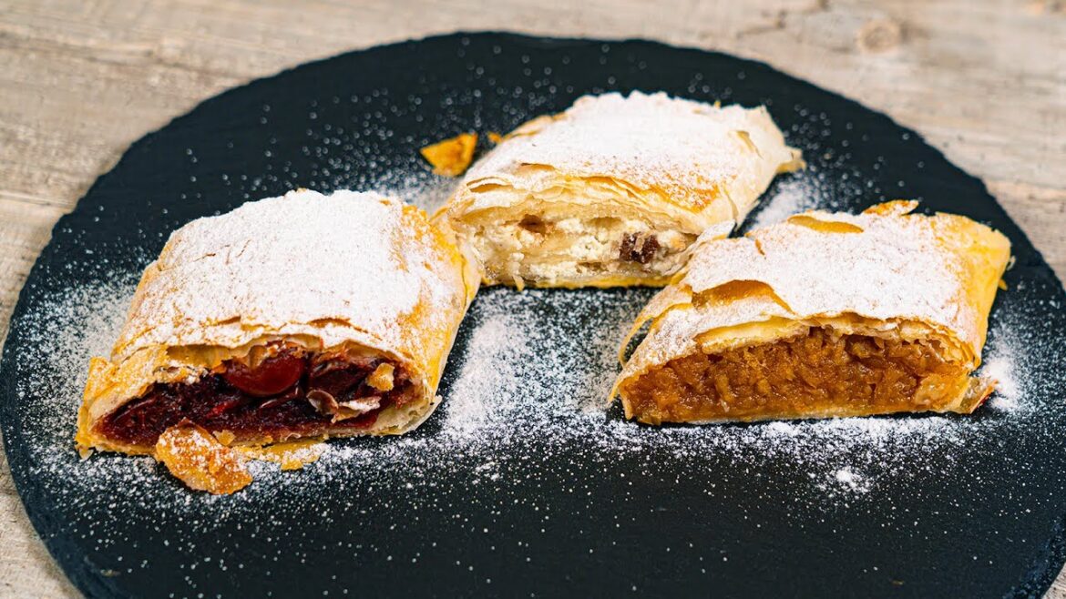 Simple dessert recipe. In 3 flavors! One of the easiest and fastest delicacies to make!