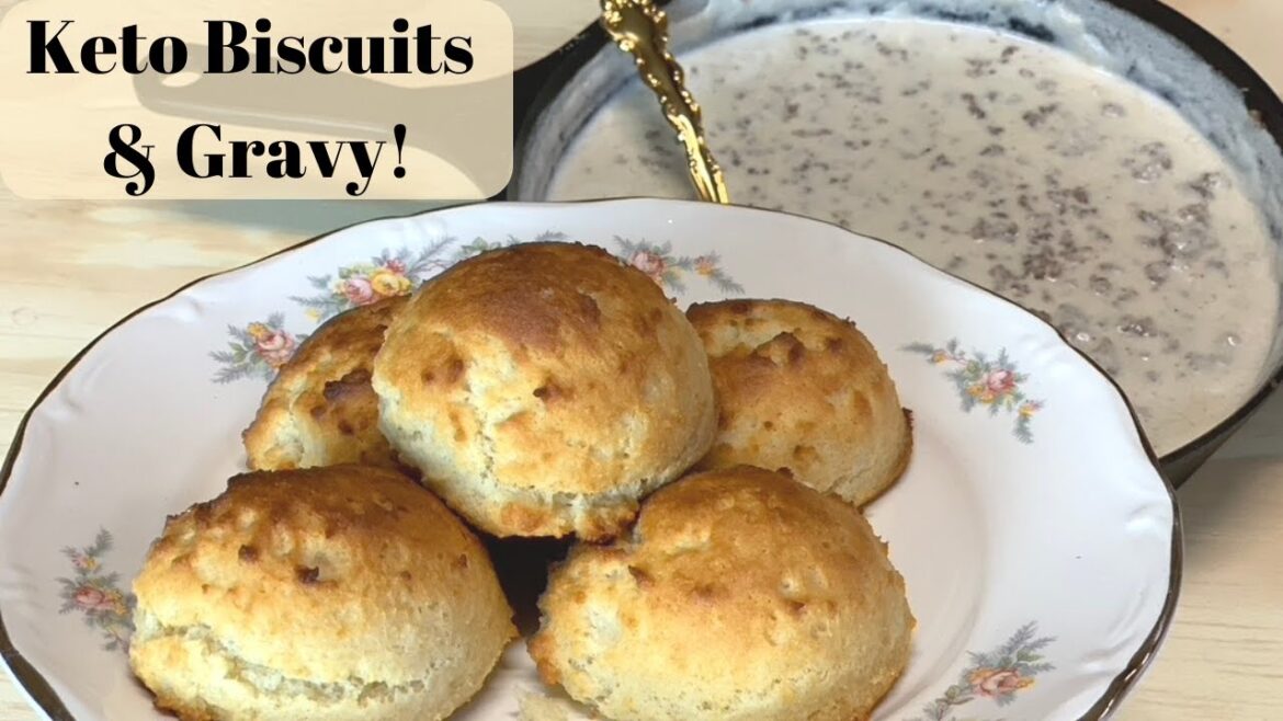 Keto Biscuits & Gravy Recipe | Southern Biscuits | Gluten free Keto Biscuits & Gravy Recipe | Southern Biscuits | Gluten free