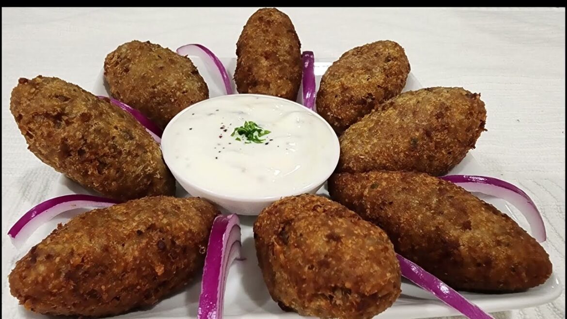 Kibbe Frito (Kibbeh) Lebanese Recipe -  Kibbe Receta Libanesa