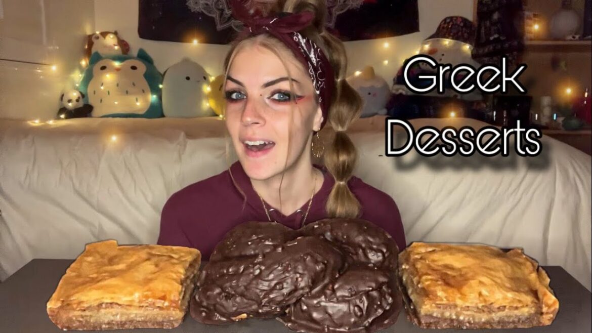 BAKLAVA AND CHOCOLATE BREAD MUKBANG! (Vegan)