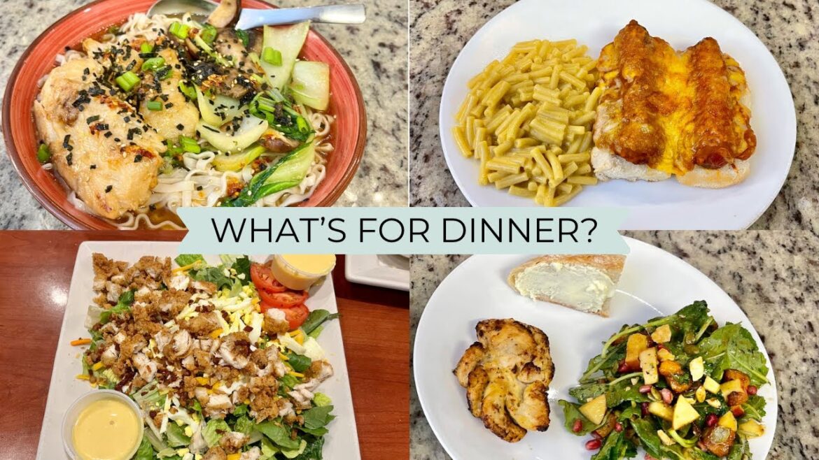 WHAT’S FOR DINNER? | EASY & BUDGET FRIENDLY | REALISTIC WEEKNIGHT MEALS | DINNER INSPIRATION
