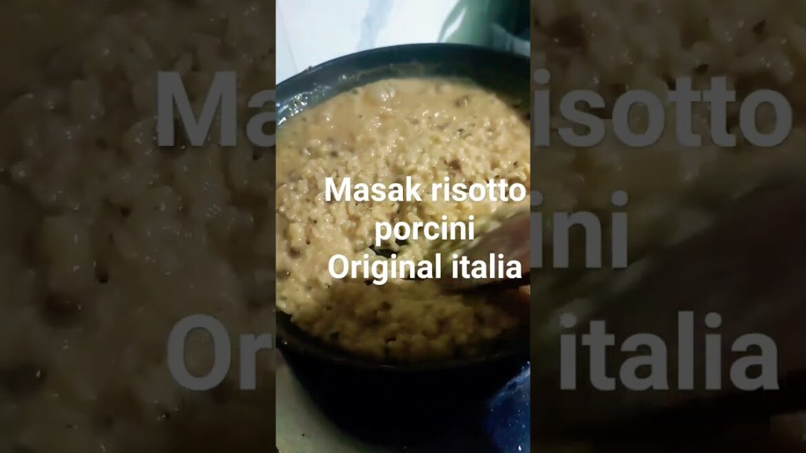 pertama kali masak Risotto Porcini instan #mixmarriage #italy #indonesia #italianfood #shorts