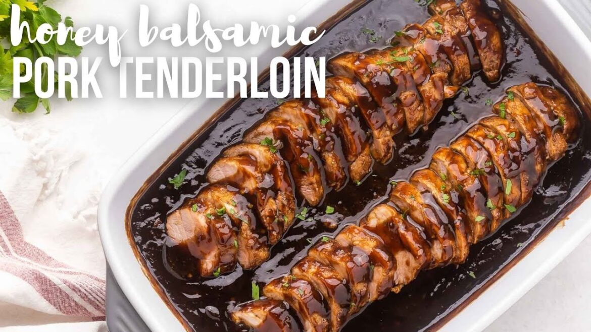 Honey Balsamic Pork Tenderloin | The Recipe Rebel