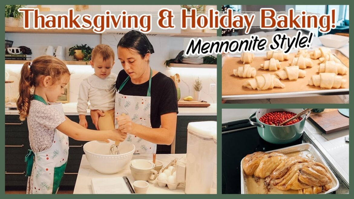 Thanksgiving & Holiday Baking! | Amish Mennonite Style Recipes | Butterhorns & Cinnamon Rolls Thanksgiving & Holiday Baking! | Amish Mennonite Style Recipes | Butterhorns & Cinnamon Rolls
