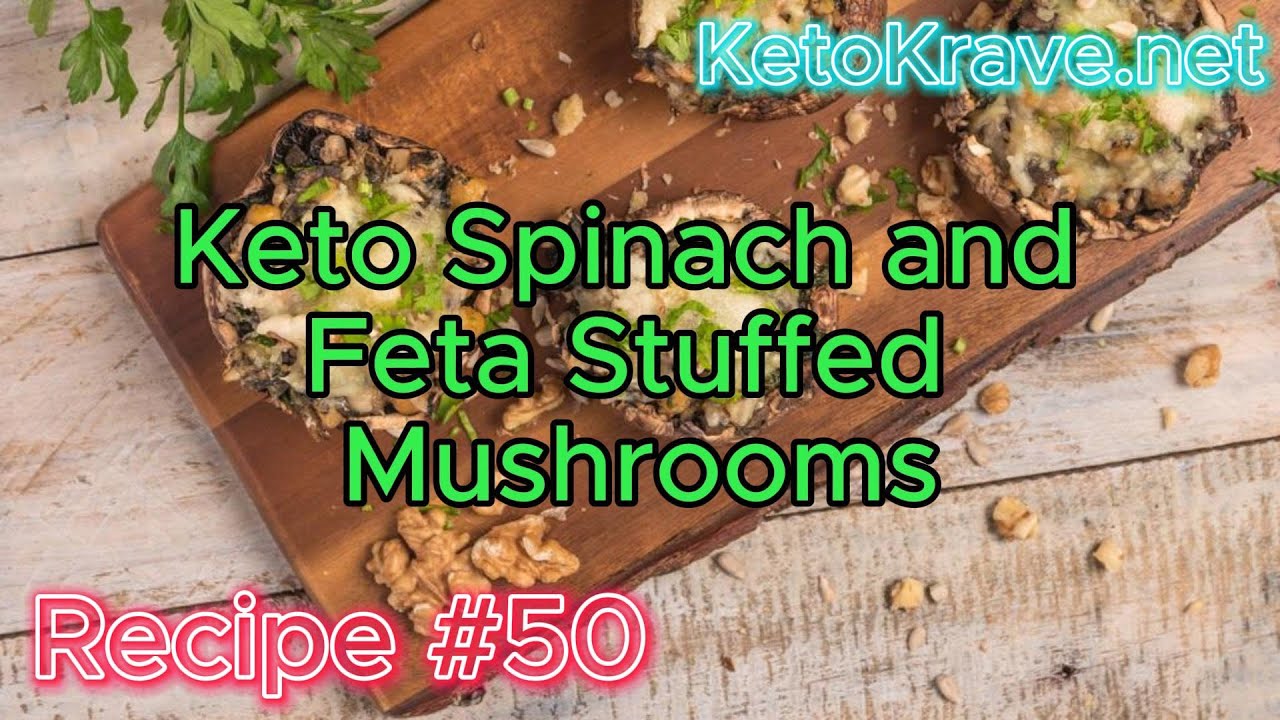 Keto Recipe 50 Keto Spinach and Feta Stuffed Mushrooms Dining and