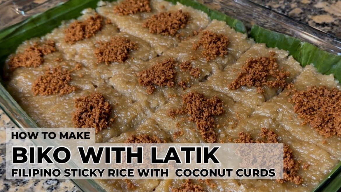 How to make Biko with Latik (Filipino Sticky Rice with Coconut Curds) | MeetChy Vlogs How to make Biko with Latik (Filipino Sticky Rice with Coconut Curds) | MeetChy Vlogs