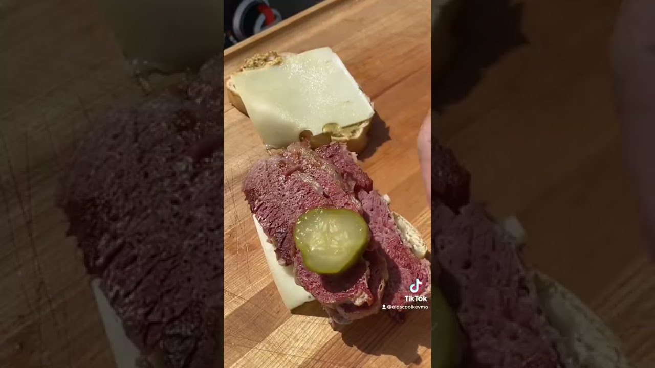 Corned Beef Sandwich on the Blackstone! Dining and Cooking