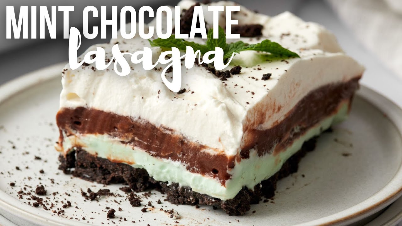 Chocolate Mint Lasagna l The Recipe Rebel Dining and Cooking