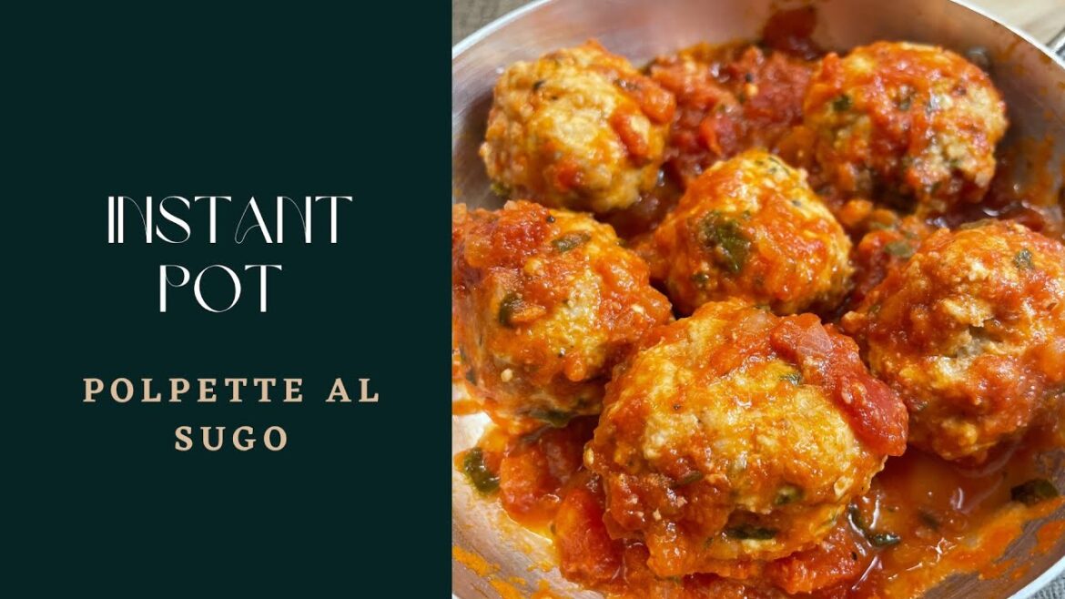 -Instant pot- Come fare le polpette al sugo, facilissime. Easy Instant pot Meatballs and sauce