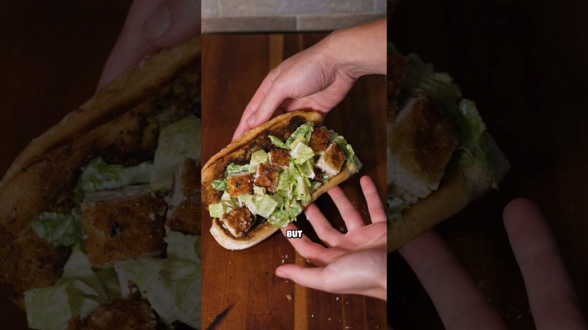 Chicken Caesar Salad Sandwich