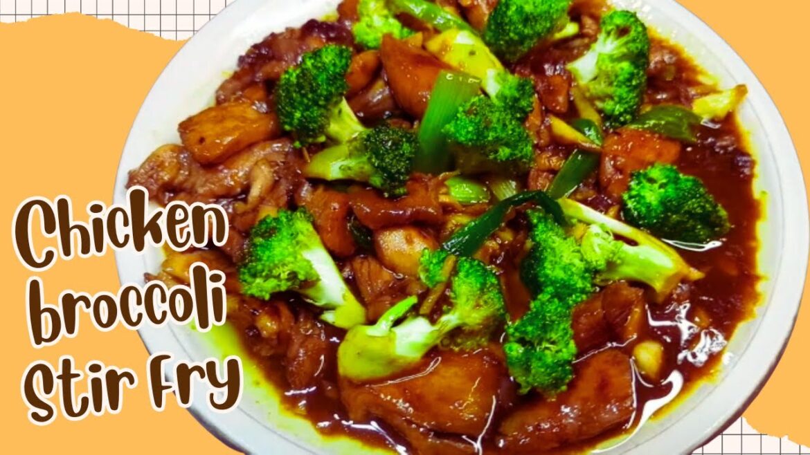 CHICKEN BROCCOLI STIR FRY || Quick and Easy Chicken Recipe