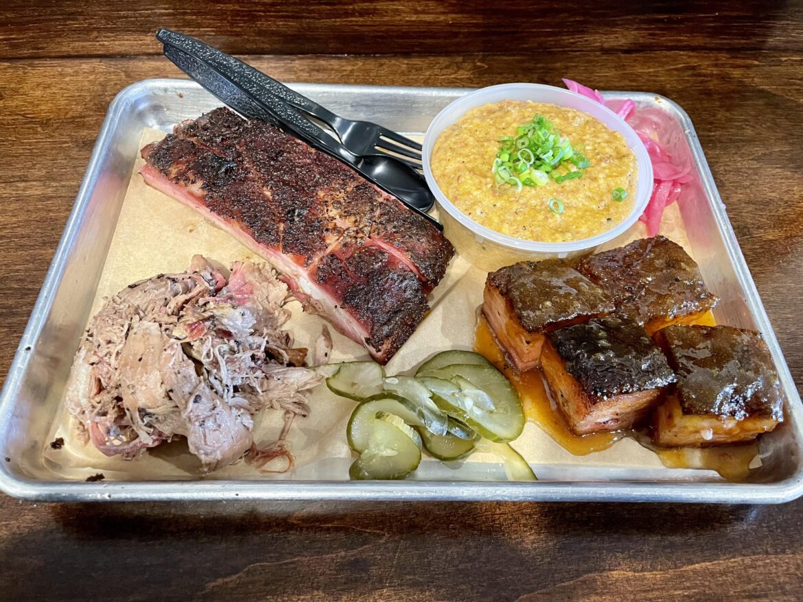 Interstellar bbq was amazing . Plate below is $60 total