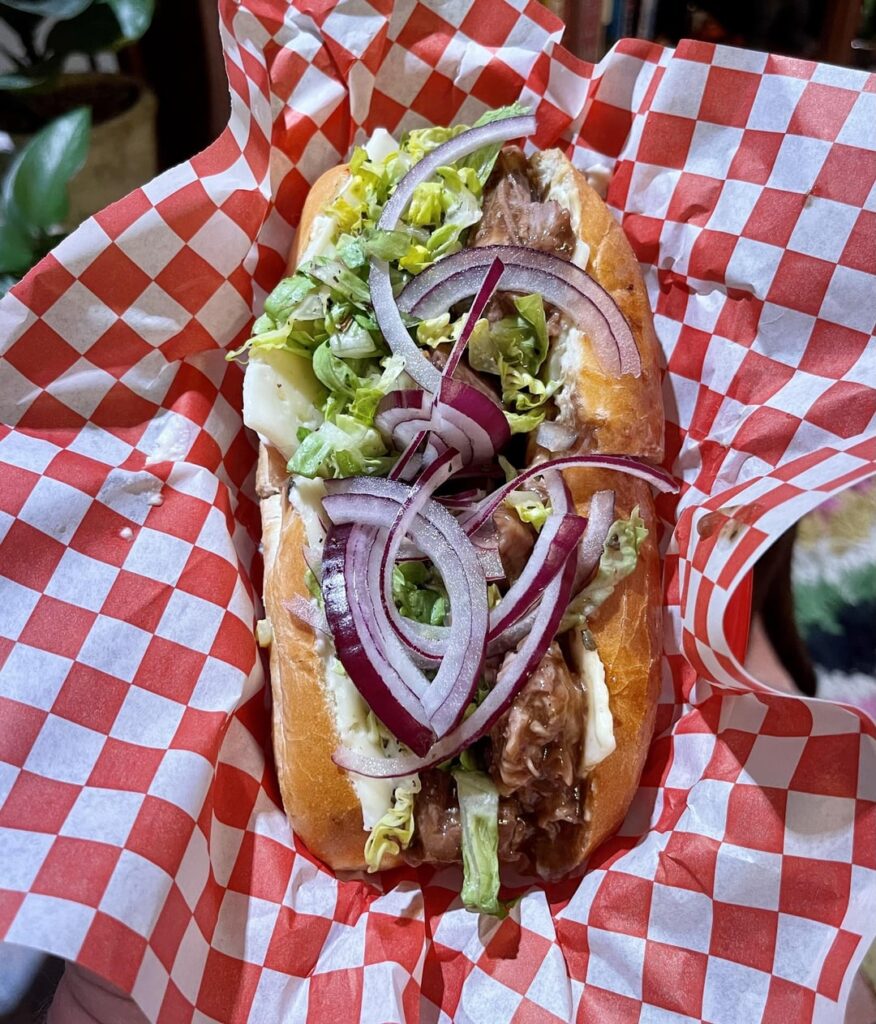 Cheat Roast Beef Po’Boy that I could whip up quickly