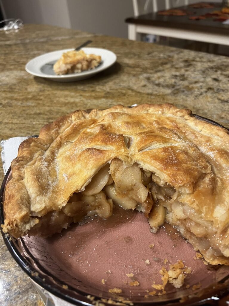 My first apple pie! 🍎