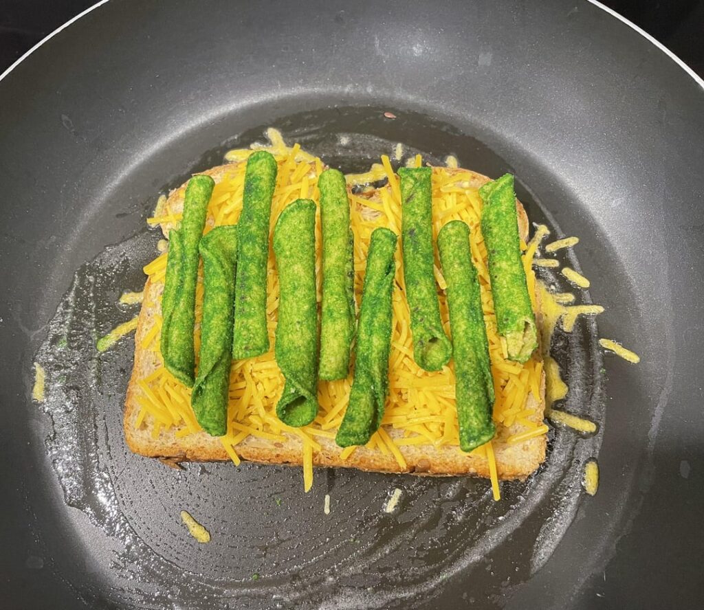 Zombie Taki grilled cheese.