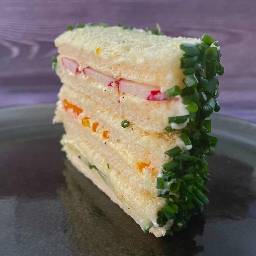 3 simple veggie sandwiches a la James Beards famous onion sandwich