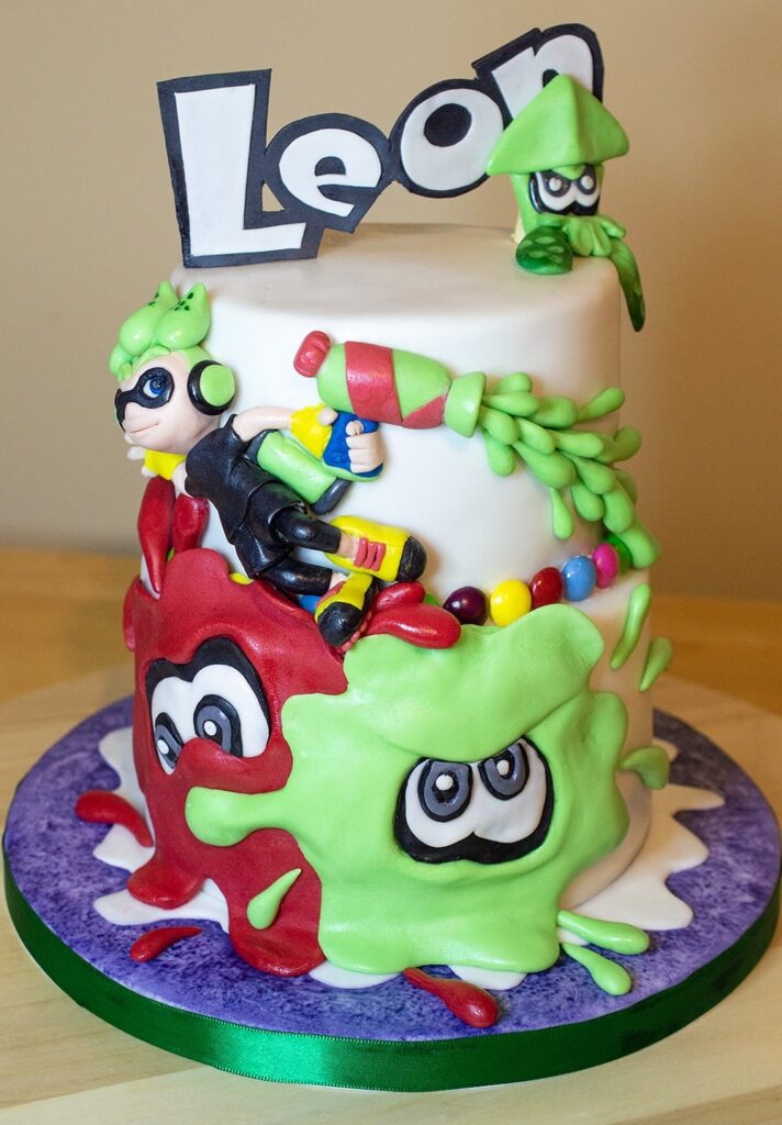 Gamer Cake - Splatoon