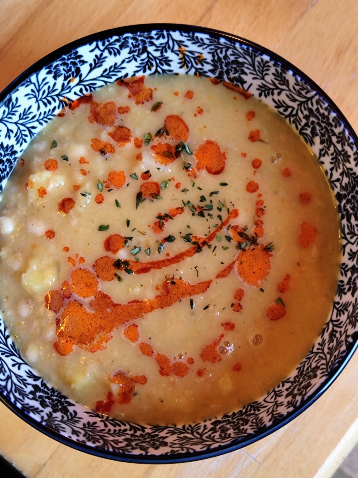 White bean and potato soup
