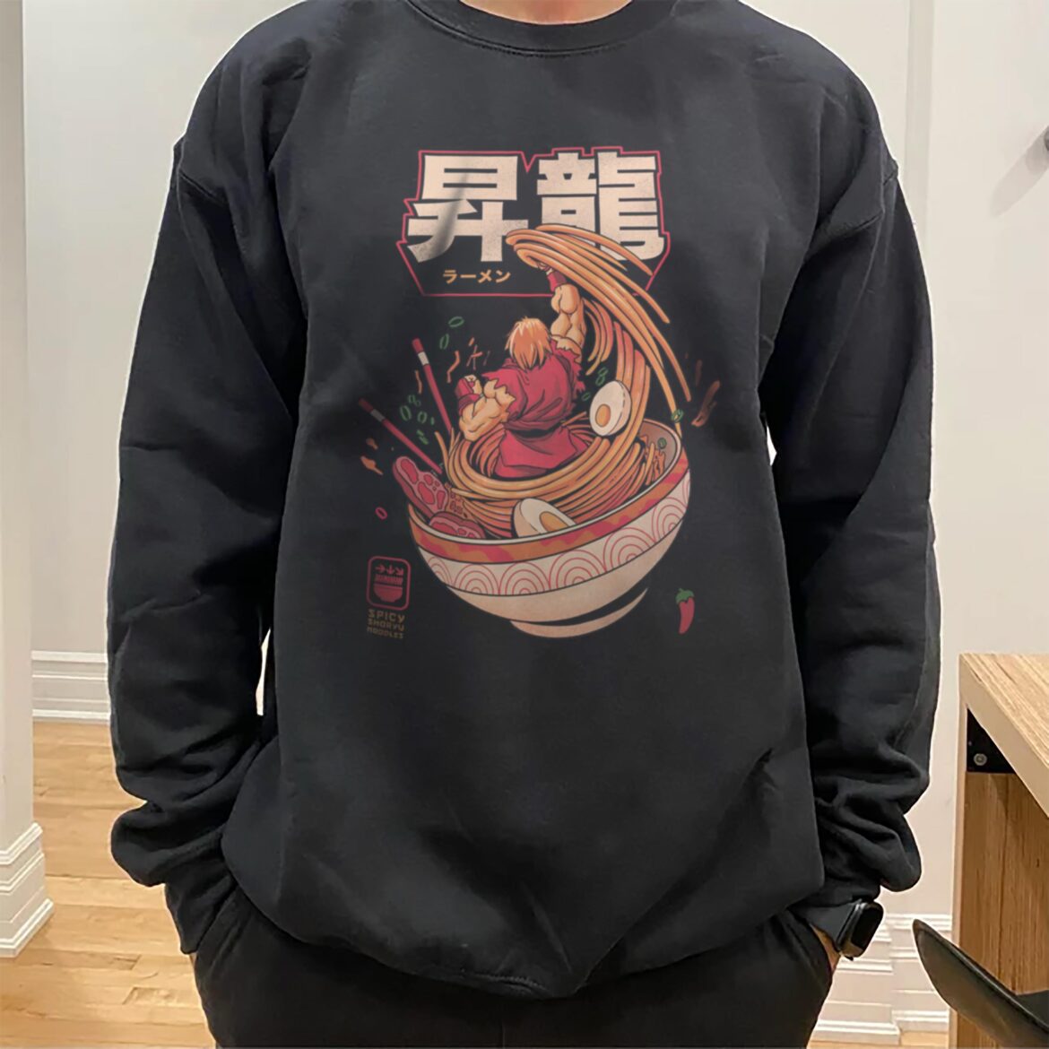 Channeling my inner Street Fighter while sipping on some 'spicy' power