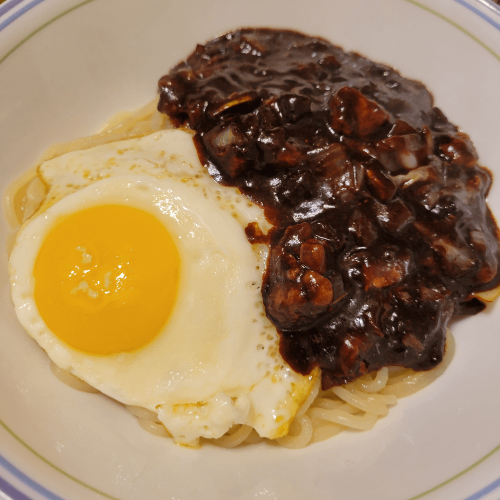 Jjajang myeon or gan jjajang? I used to be team gjj until I came to my senses. It's all about the sloppy goodness of that thickened sauce!