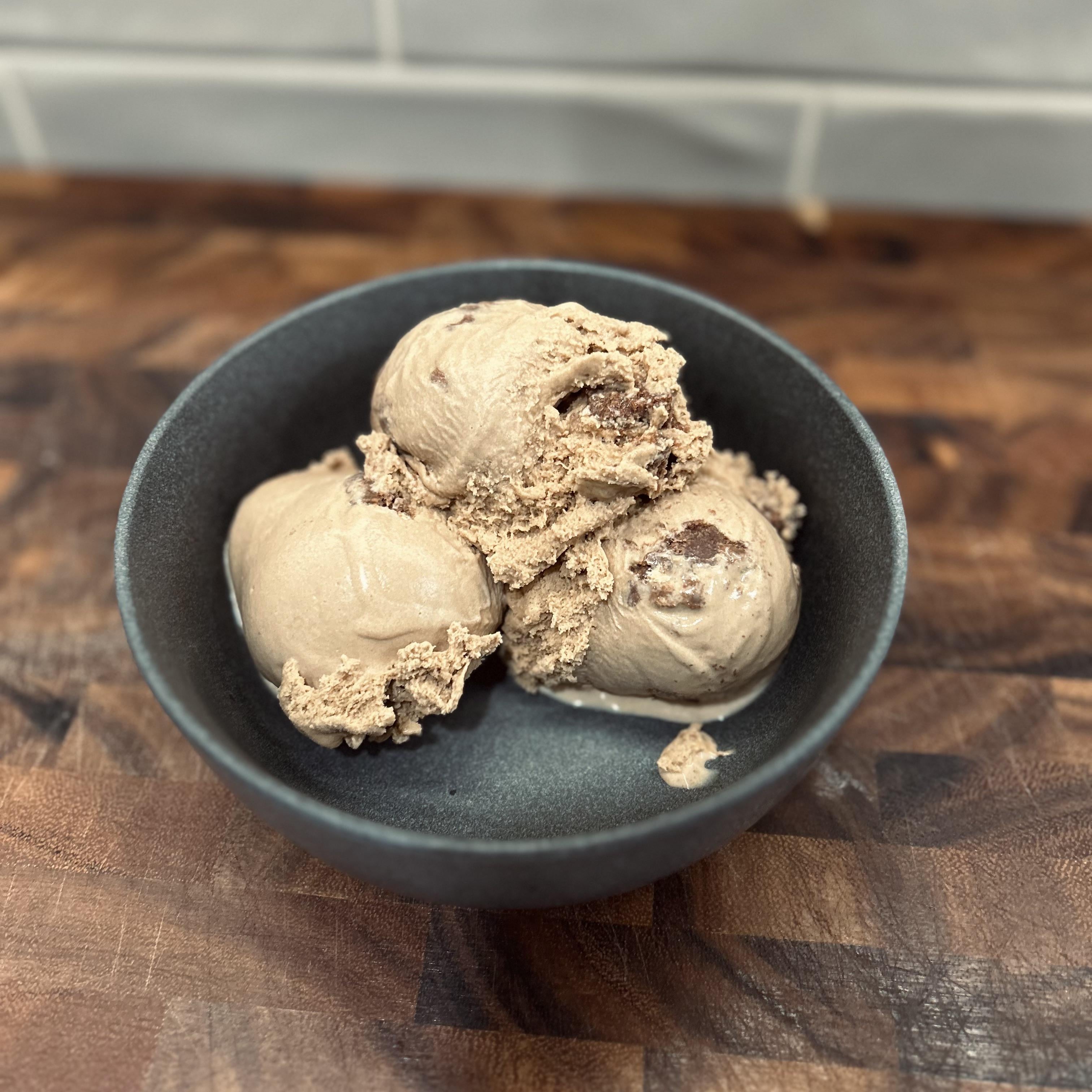 Bourbon Coffee Brownie Ice Cream Dining and Cooking