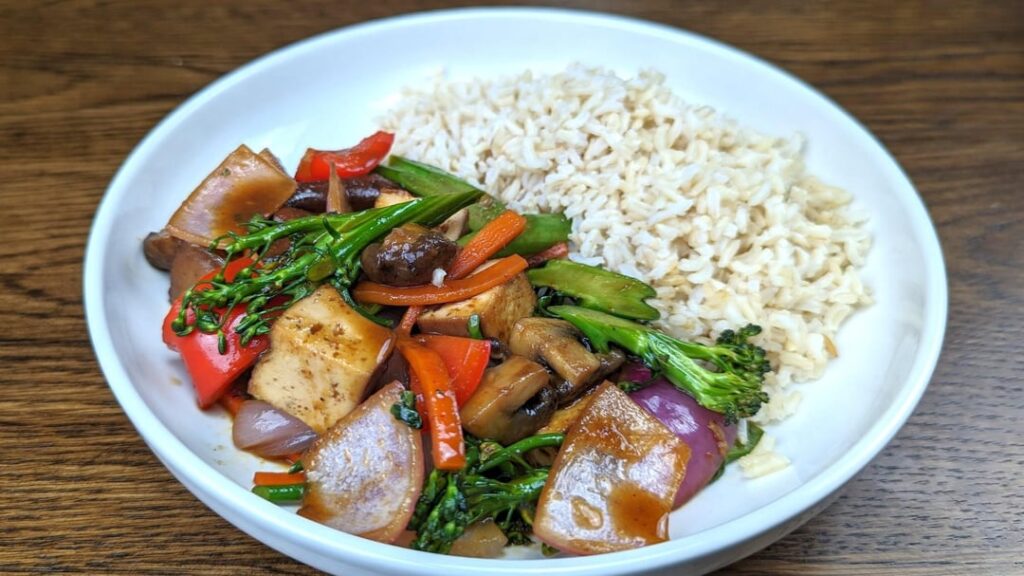 Vegetables and Tofu Stir-Fry