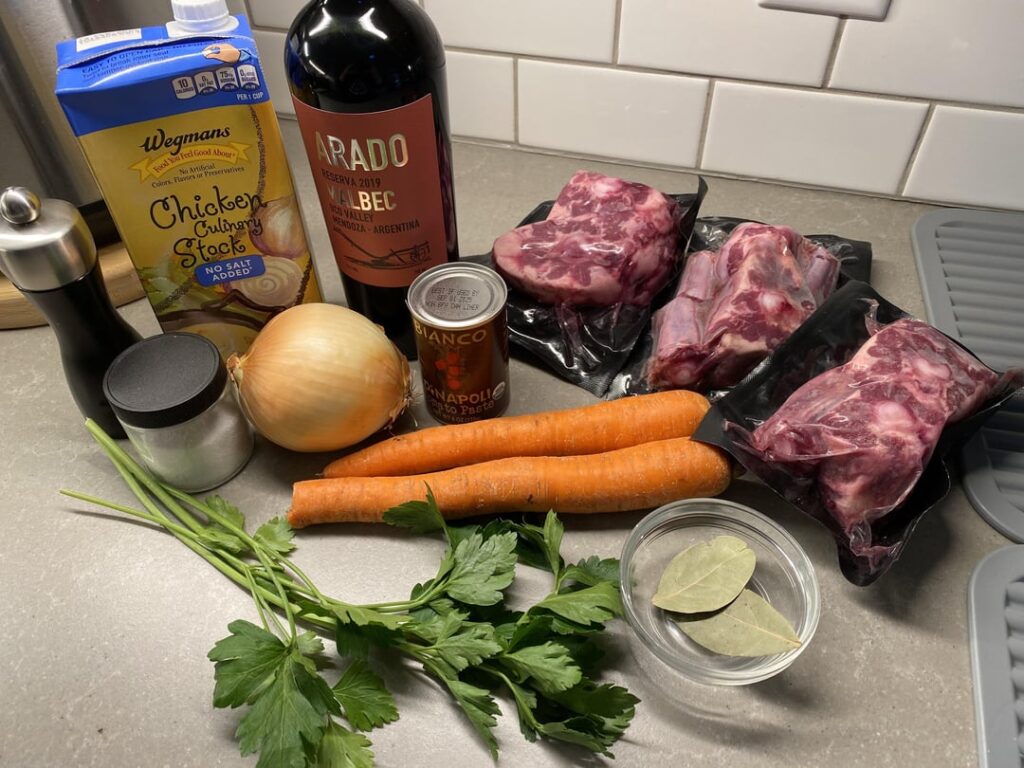 Braised Oxtail Sandwiches