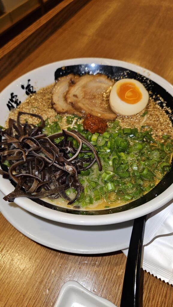 Negi-goma and spicy miso ramen from Ramen Danbo in Park Slope
