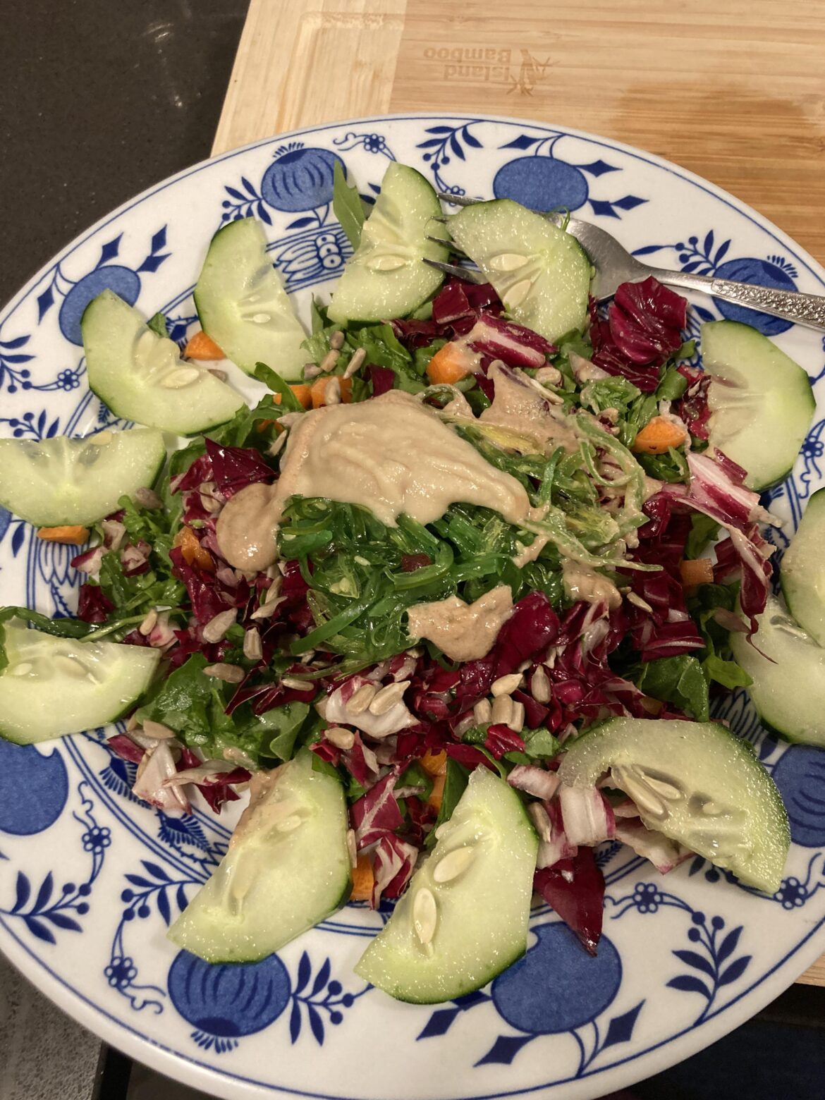 pretty dinner salad 🥗