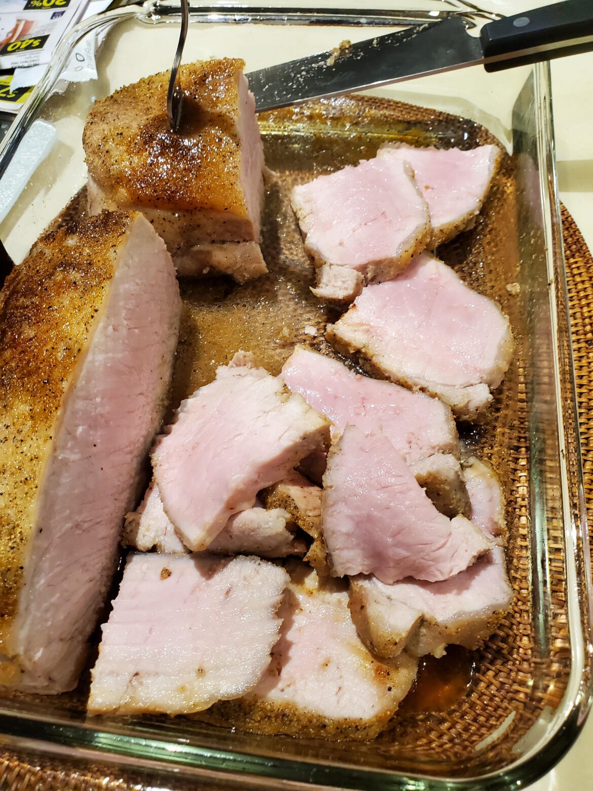 First time making Half pork loin, oven roast at 400° for 40 minutes, this undercooked?