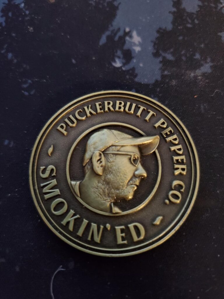 My best friend and I did the one chip challenge. It was about half as bad as I thought it was going to be and I won this coin so I can rub his face in it at any point.