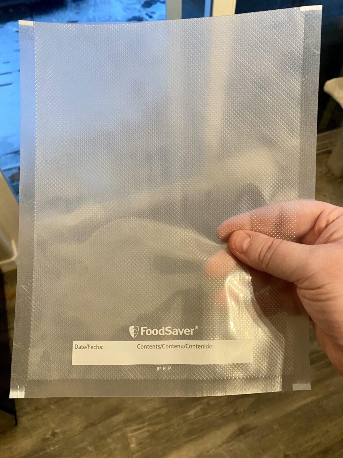 Is there any sort of hack to rub off the FoodSaver label on these vacuum bags? Like nail polish remover or something?