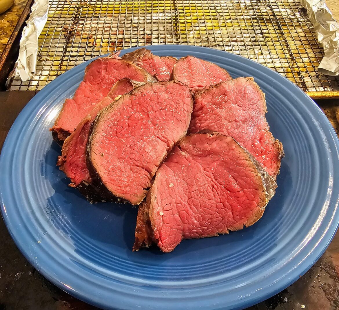 I truly love Kenji's slow-roasted tenderloin. It's so easy and almost impossible to mess up. This roast went over really well with my family.