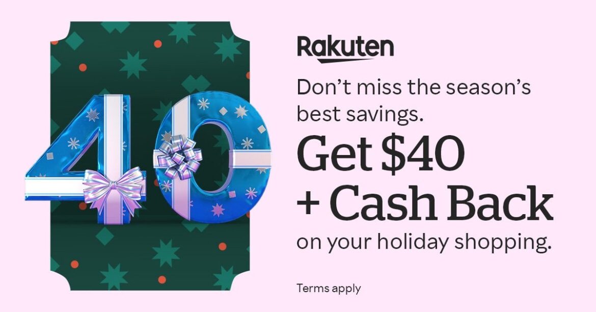 rakuten is giving $40 off basically any store rn (including grocery stores)
