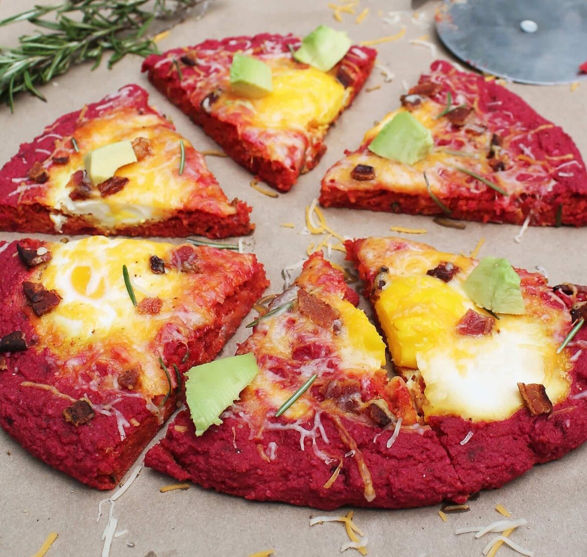 Easy Beet Crust Breakfast Pizza Recipe - Savory Spin