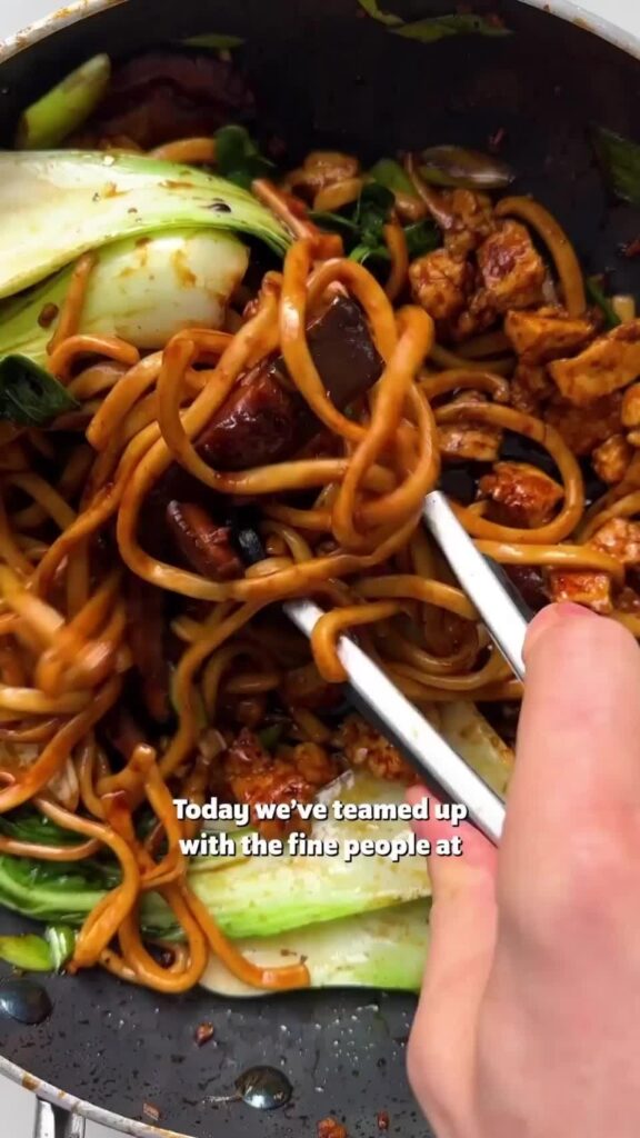 Seared Mushroom Udon Noodles