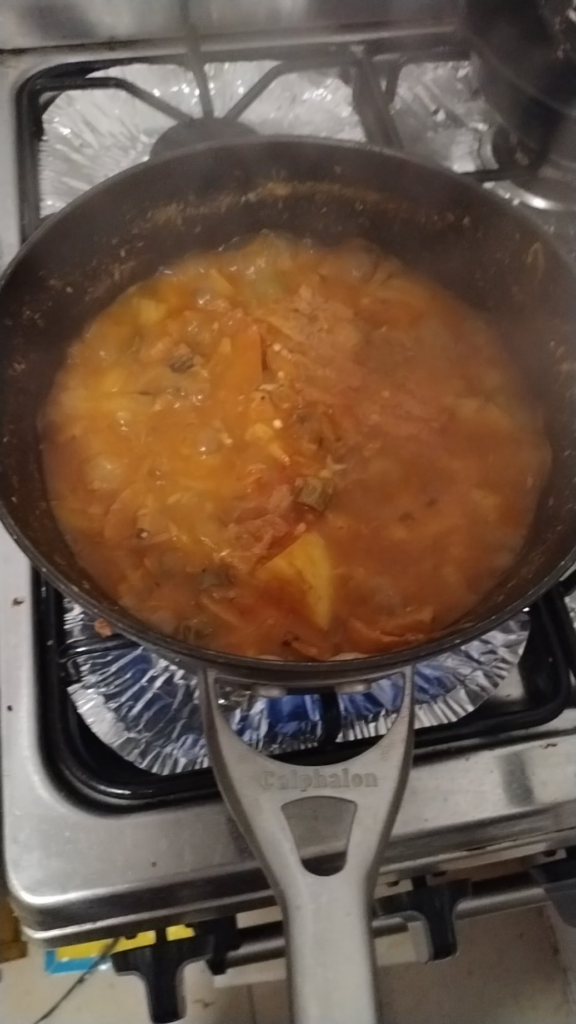 Kimchi mackerel stew