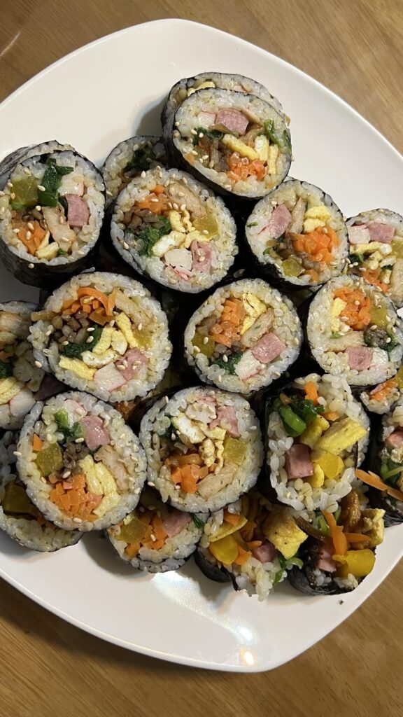 Craving My mum's homemade Kimbap today..