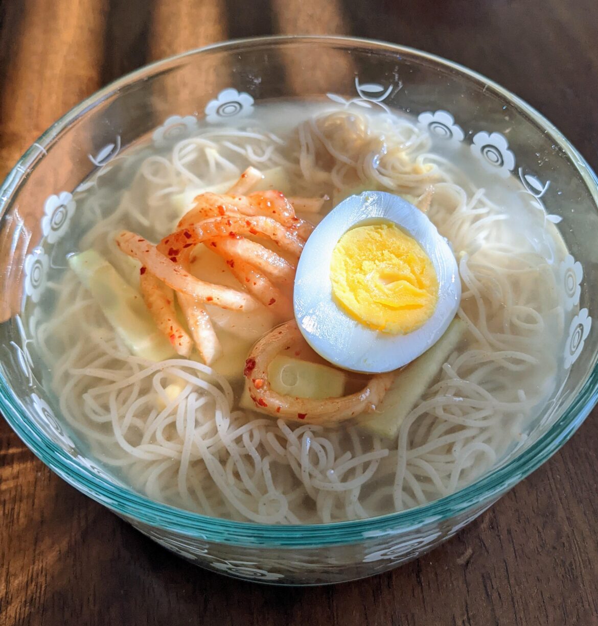 I made mul naengmyeon for the first time