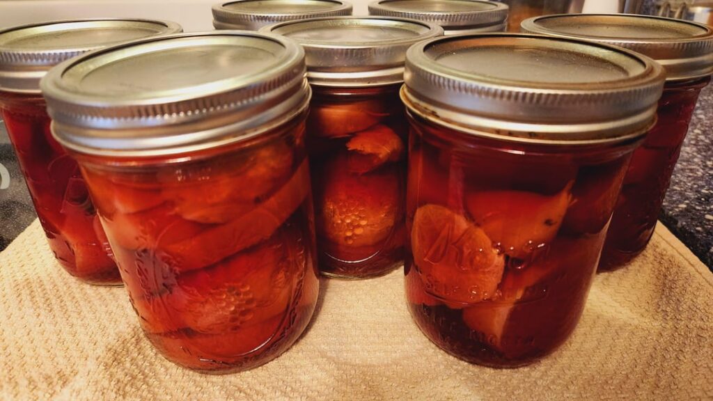 Beets losing color Beets losing color