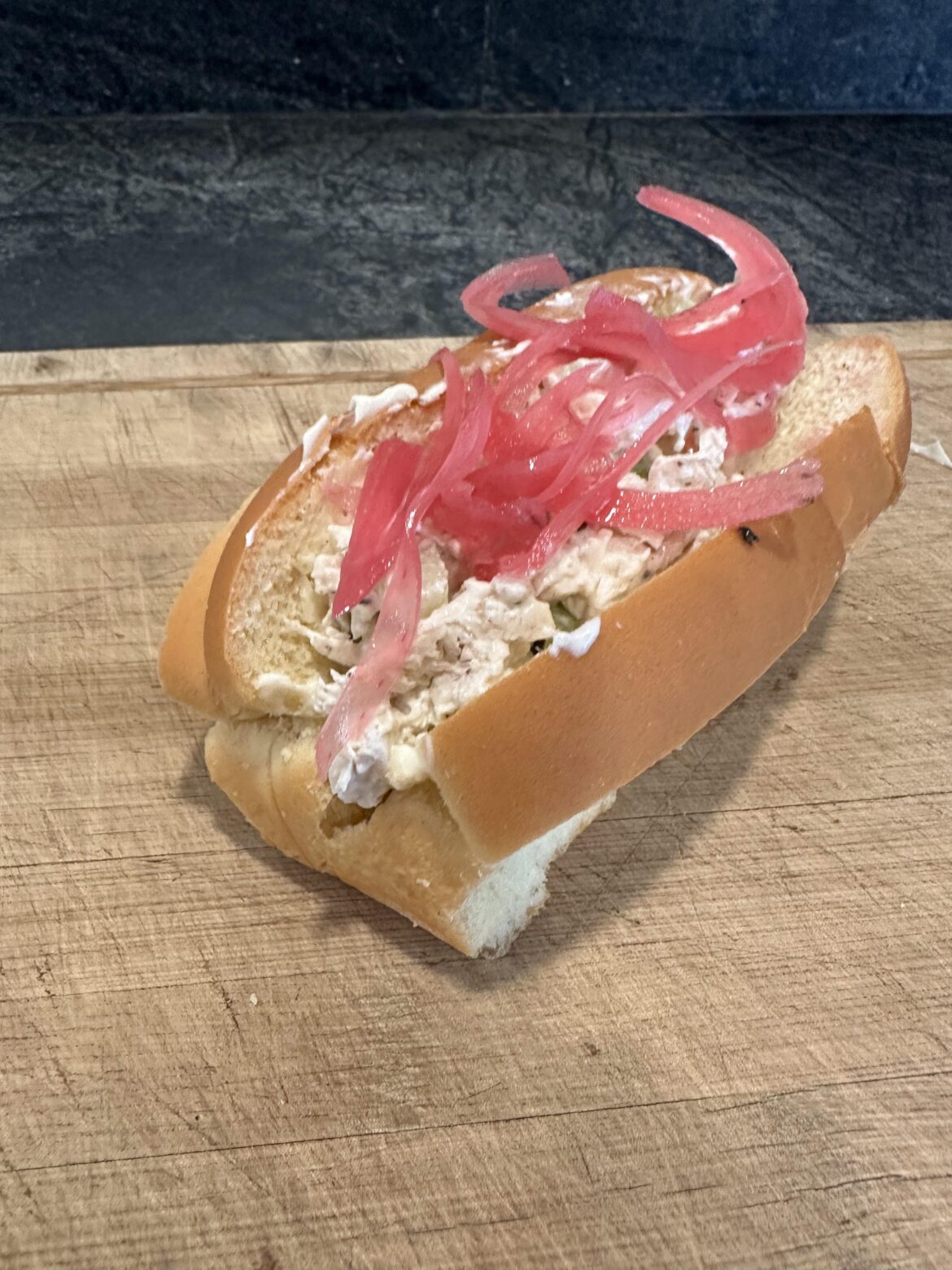 Chicken Salad on a roll