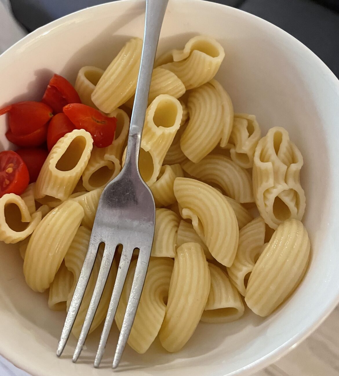 My lunch looks anemic