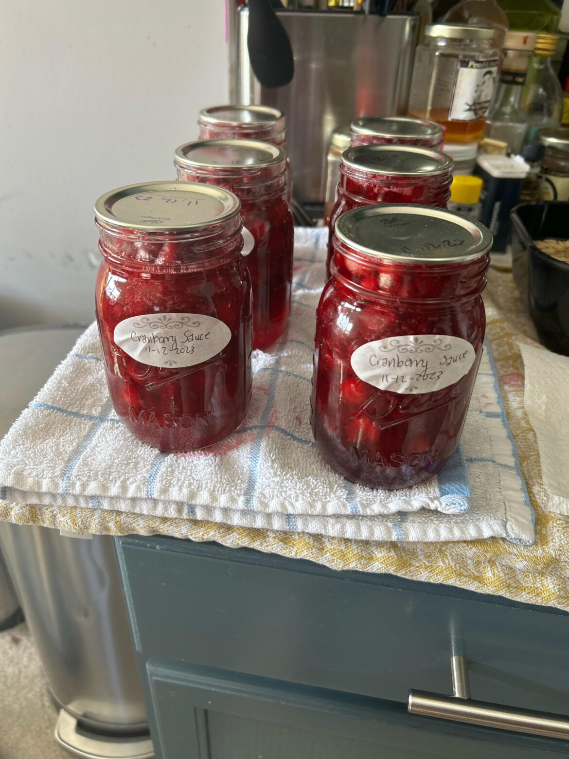 Cranberry sauce headspace disappearing Cranberry sauce headspace disappearing