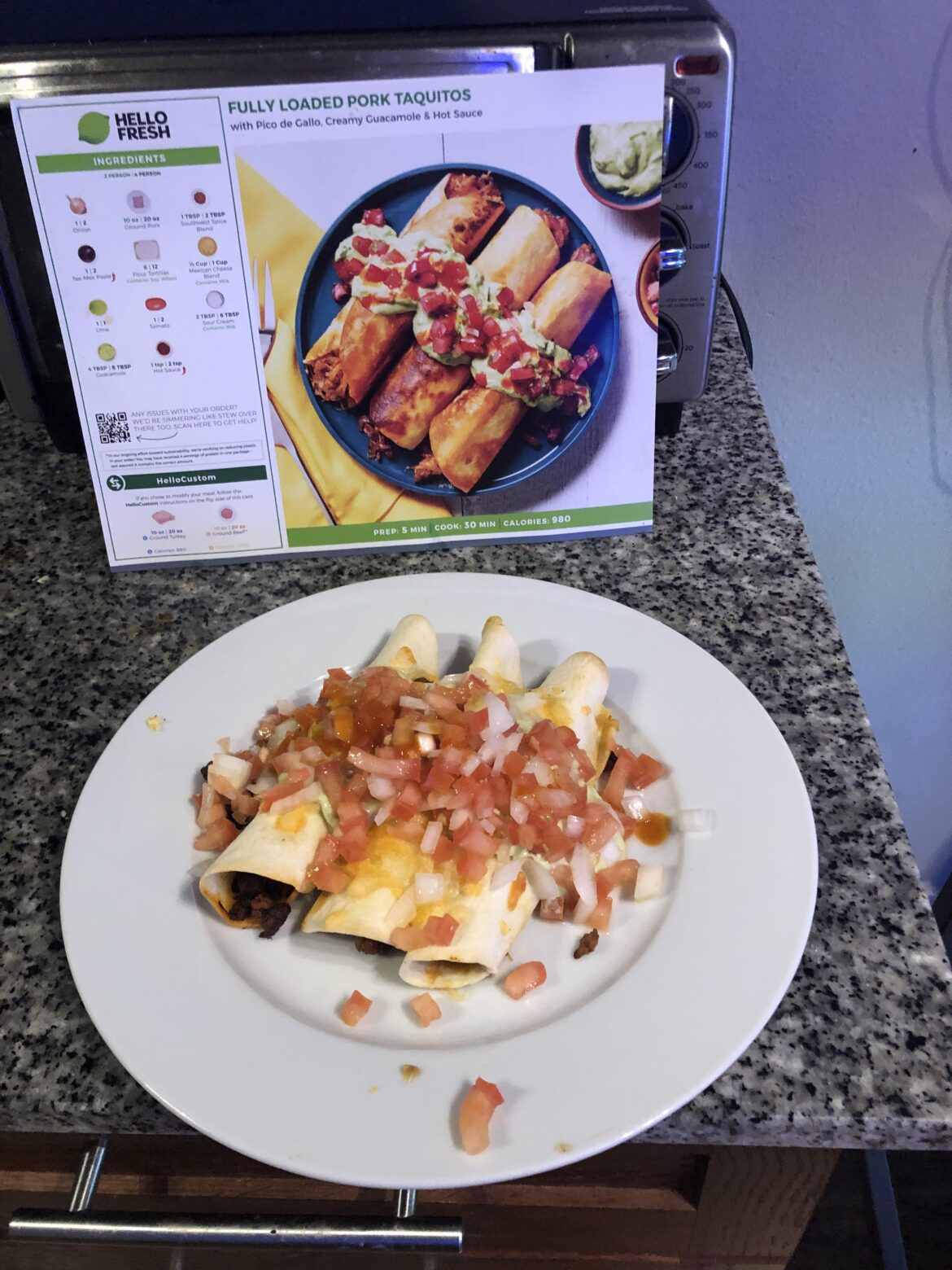 10/31/23: Fully Loaded Pork Taquitos