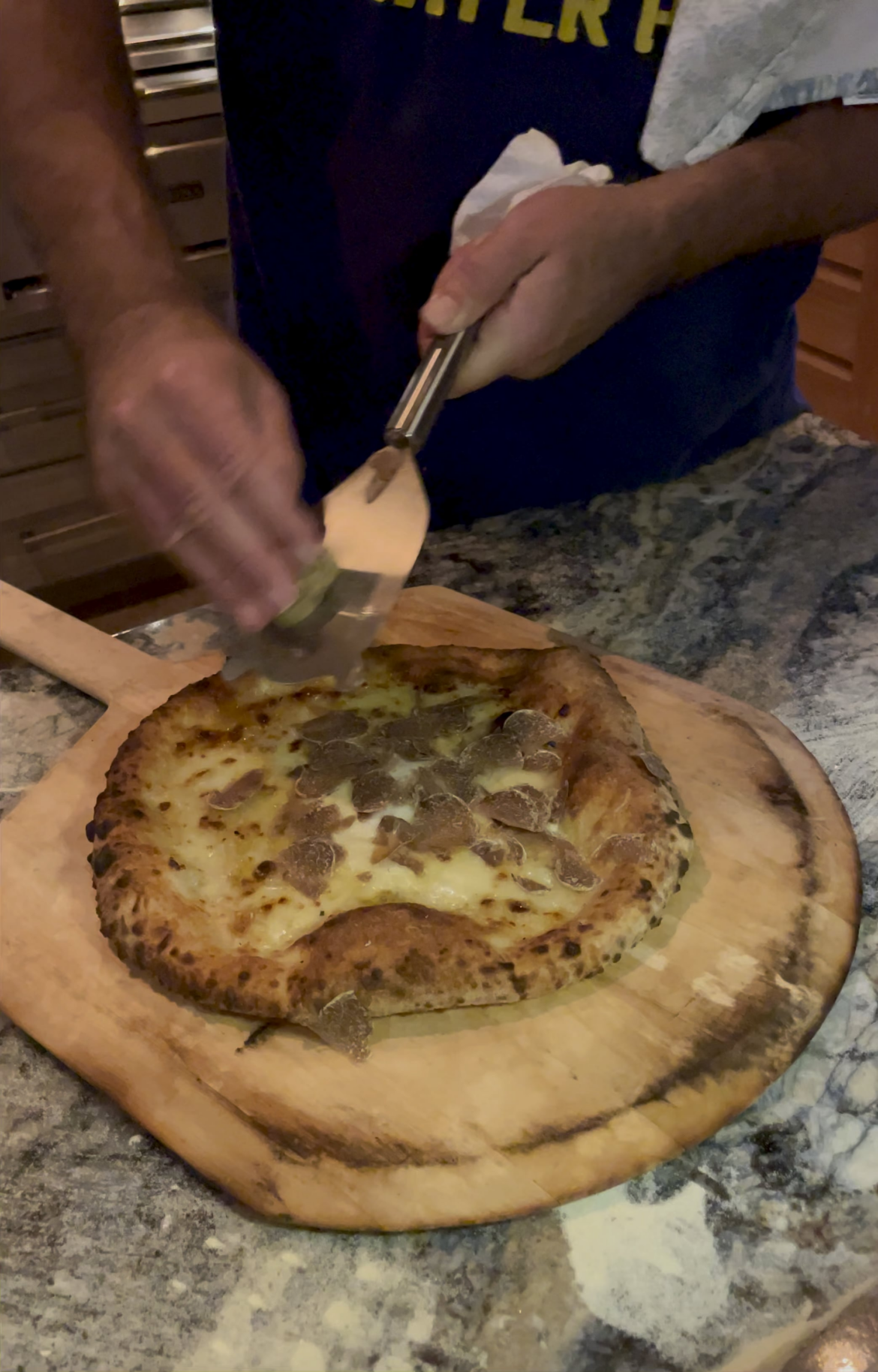 White Truffle Pizza with Egg