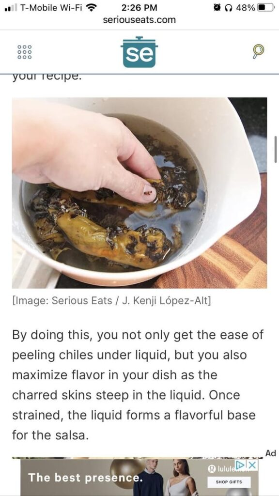 Kenji is crazy for this step, my hands are still burning the next day 😭