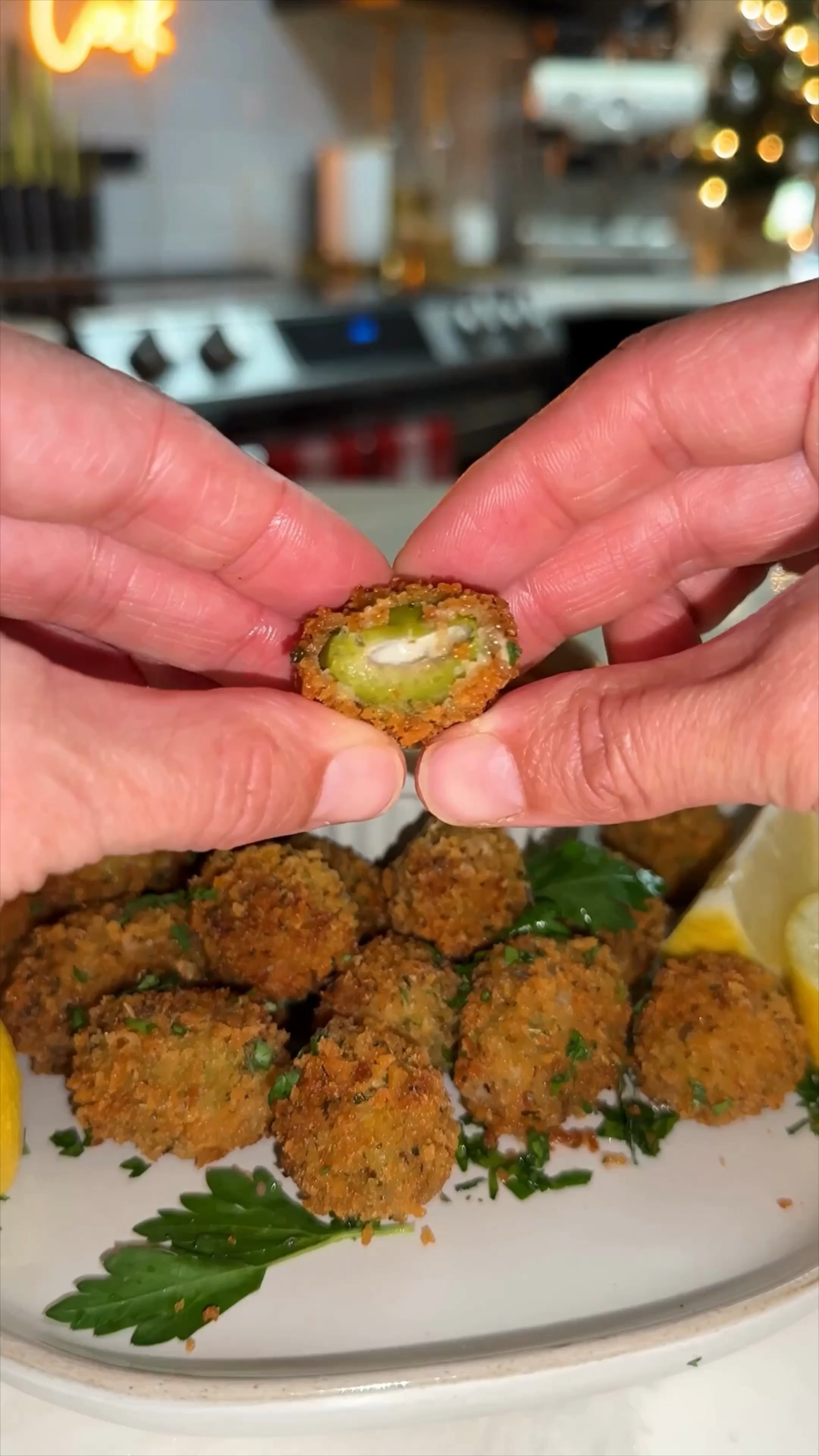 Rosemary Cream Cheese Stuffed Olives Dining and Cooking