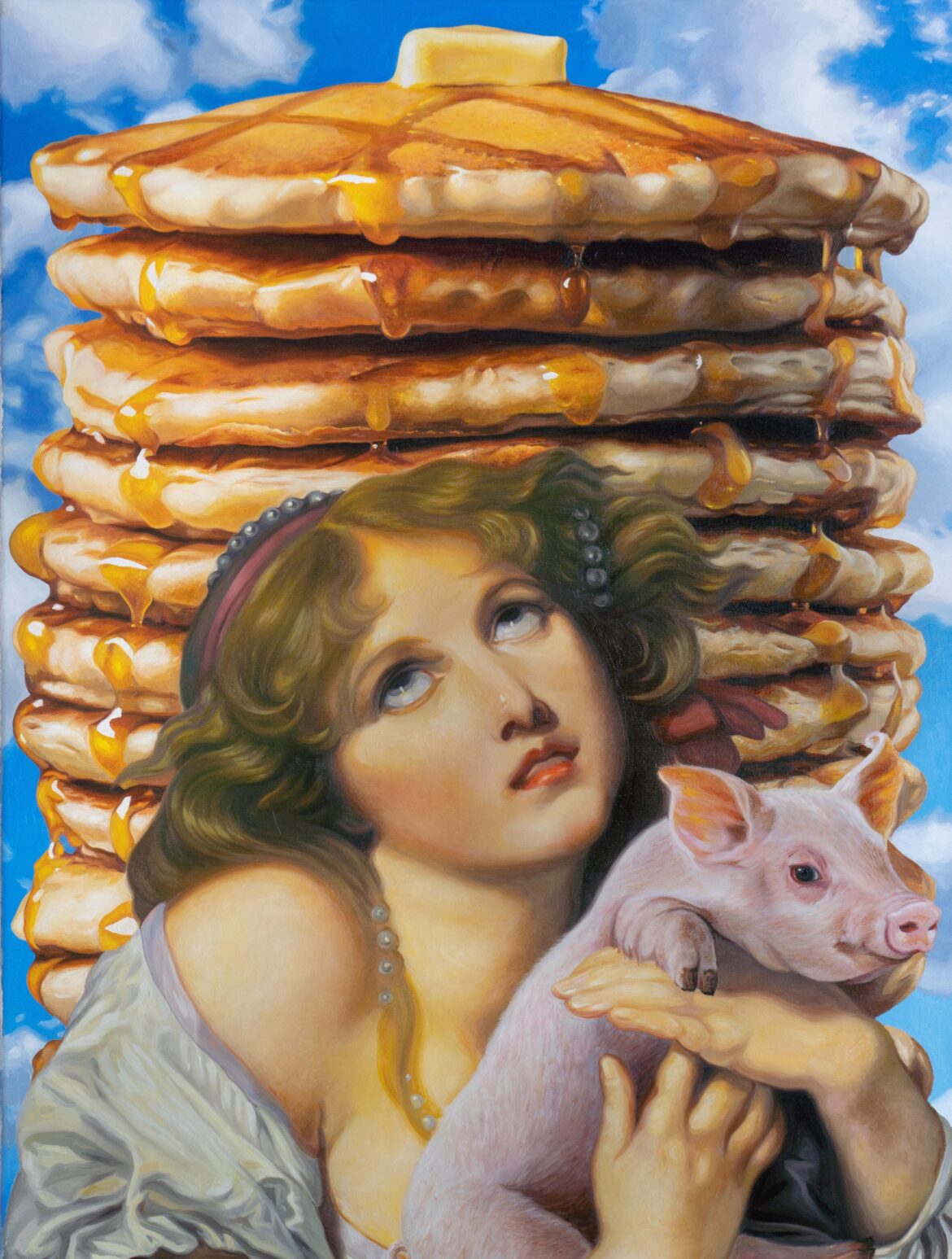 My oil painting “The Ecstasy of Gluttony”