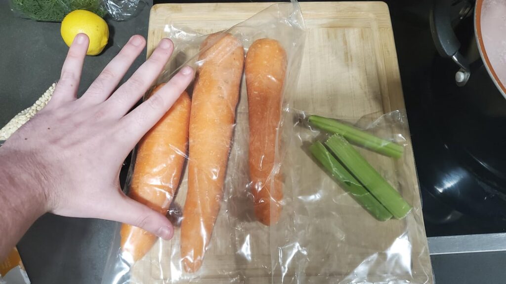 The carrot to celery ratio in my chicken soup last week was something else